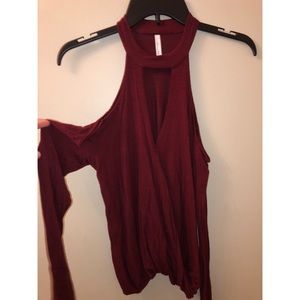 Cold shoulder top